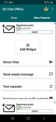 Gb Chat Offline android App screenshot 1